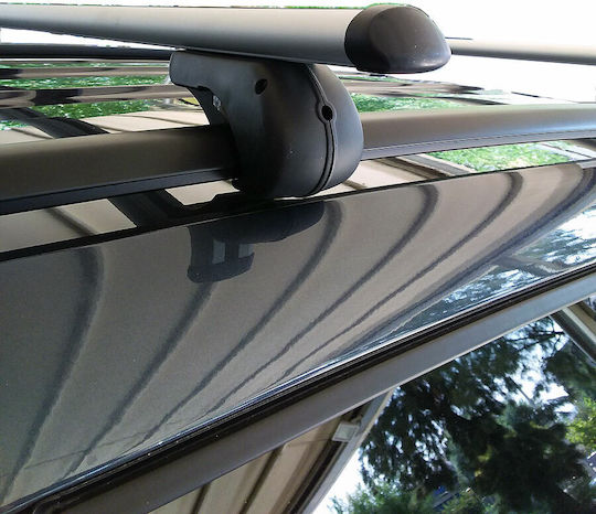 Menabo (with Roof Rack Legs and Lock) Silver
