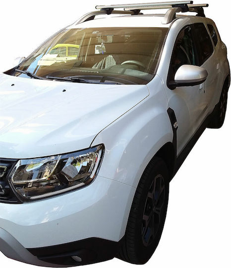 Menabo (with Roof Rack Legs and Lock) Silver