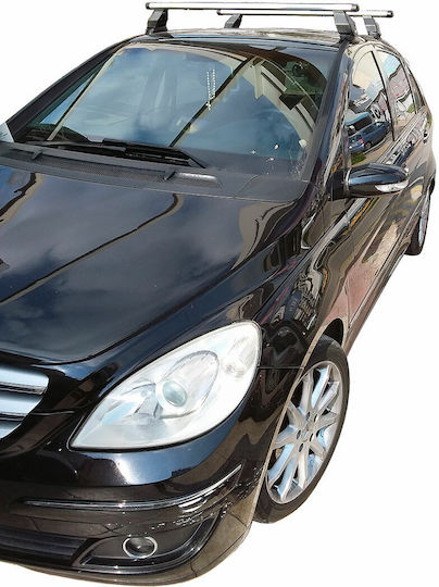 Menabo (with Roof Rack Legs and Lock) Silver