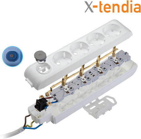 Panasonic Power Strip 3 Positions with Cable 1.5m