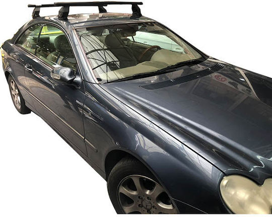 Menabo (with Roof Rack Legs and Lock) Black