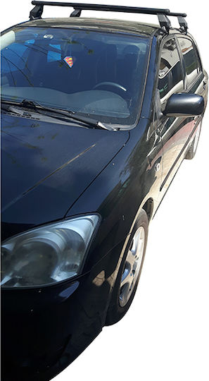 Menabo Autodachträger Stahl für Toyota Corolla 2002-2007 mit Dachträgerfüßen Silber