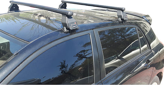 Menabo Autodachträger Stahl für Toyota Corolla 2002-2007 mit Dachträgerfüßen Silber