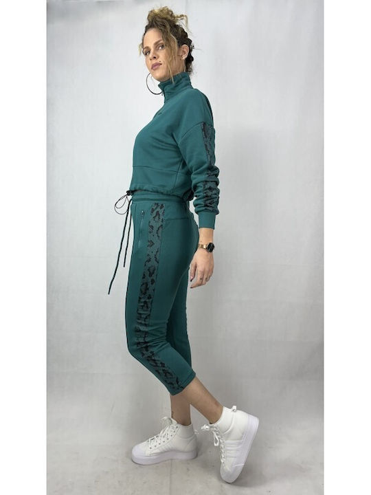 BodyTalk Damen-Sweatpants Πετρόλ