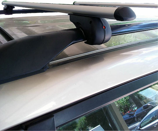 Menabo (with Roof Rack Legs and Lock) Silver