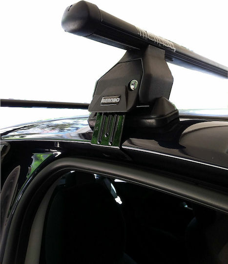 Menabo (with Roof Rack Legs and Lock) Silver