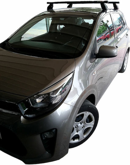 Menabo (with Roof Rack Legs and Lock) Silver