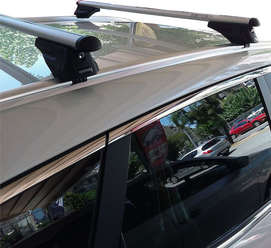 Menabo für Renault Kadjar (mit Dachträgerfüßen) Silber