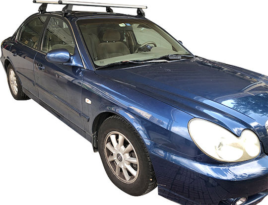 Menabo für Hyundai Sonate (mit Dachträgerfüßen) Silber