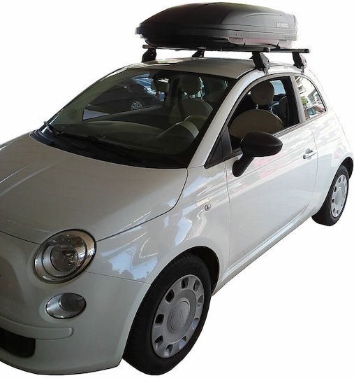 Menabo Roof Bars Aluminum (with Roof Rack Legs) Silver