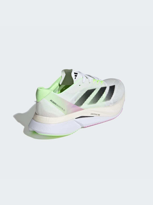 Adizero Boston 12 Мъжки Спортни обувки Running Бял