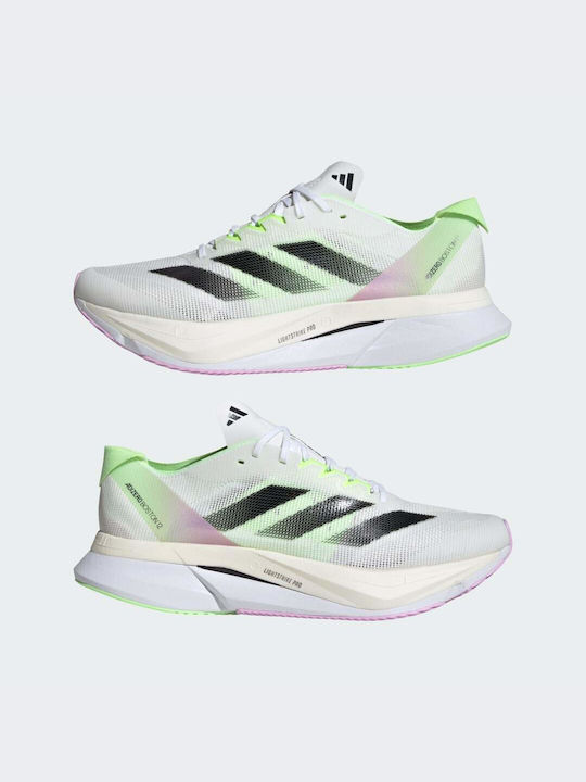 Adizero Boston 12 Мъжки Спортни обувки Running Бял