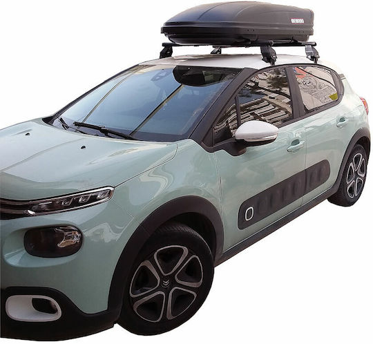Menabo Метални Таванни Стелки За Автомобил За Citroen C3 2016+ Комплект С Крака Черни МП.CC3.11