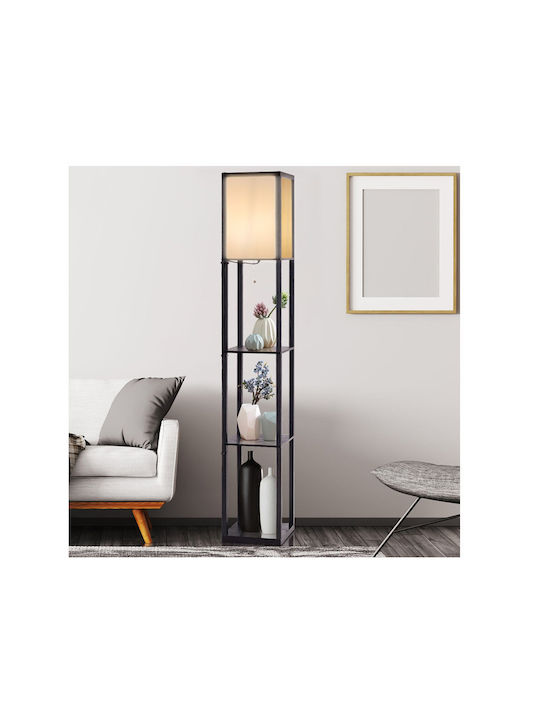 Costway Lampă de Podea Î160cm. Negru