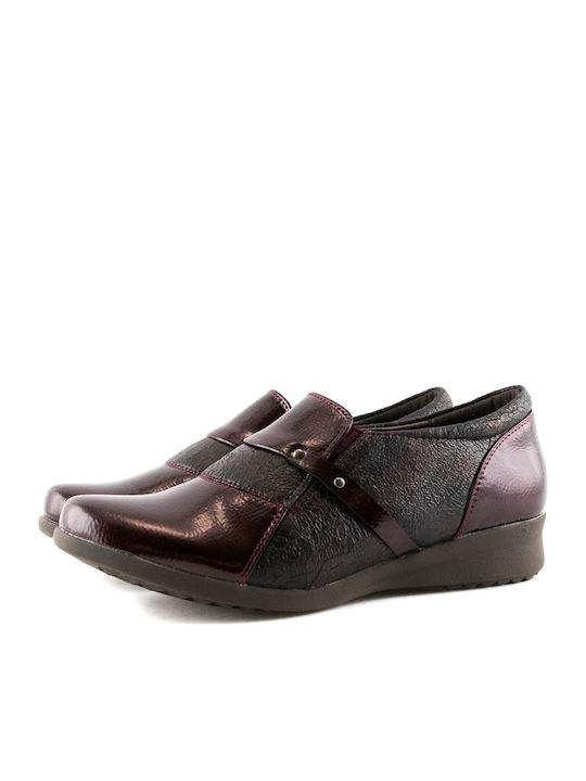 Kappa Anatomisch Damen Slip-Ons Burgundisch