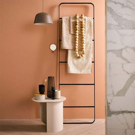 Geesa Σκάλα Μπάνιου Μονή Επιτοίχια ​50x170cm Μαύρη