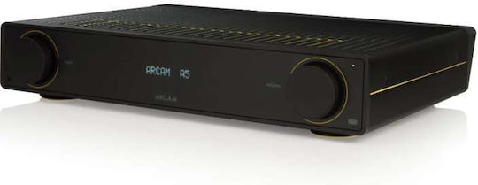 Arcam Radia Series A5 Integrated Hi-Fi Amplifier Stereo 75W/4Ω 50W/8Ω Black