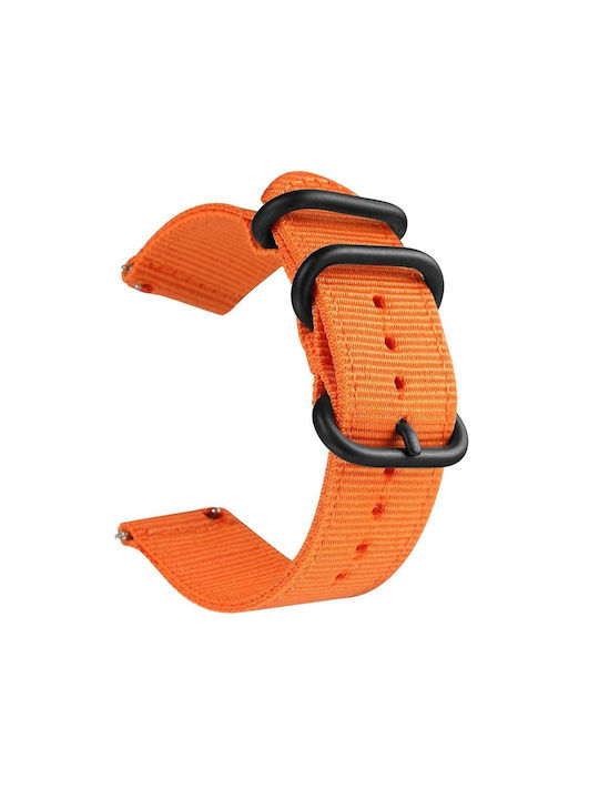 Fabric Strap Nato Orange 20mm