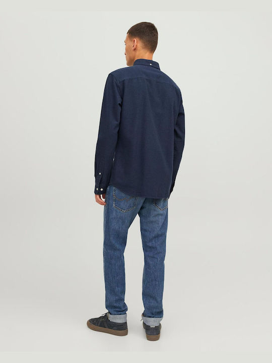 Jack & Jones Мъжка Риза Дълги ръкави Perfect Navy