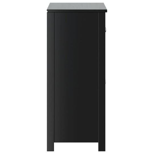 vidaXL Badezimmersäule Wandhängeschrank H69.5xB34xH80cm Schwarz