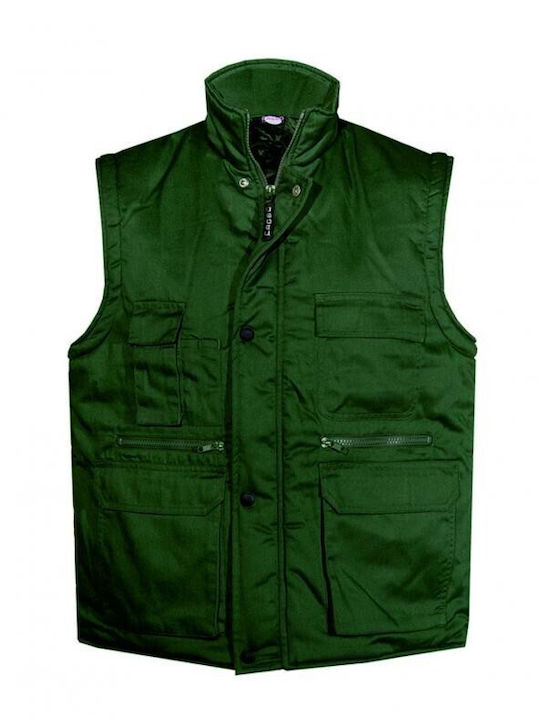 Fageo Men's Safety Vest Green 000