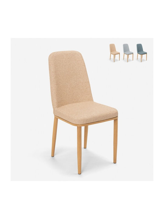 Stühle Speisesaal Beige 2Stück 36x42x92cm