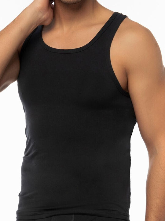 Dicalvo Men's Undershirt Sleeveless Black