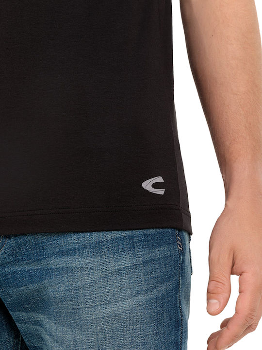 Herren Unterhemden BLACK 2Packung