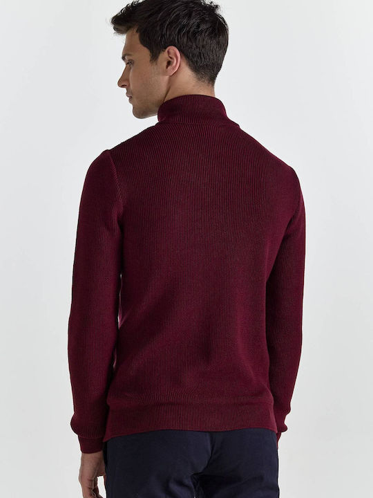 Monte Napoleone Turtleneck Burgundy