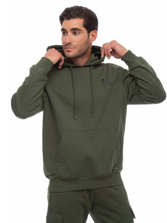 Sweatshirt with Hood D.KHAKI