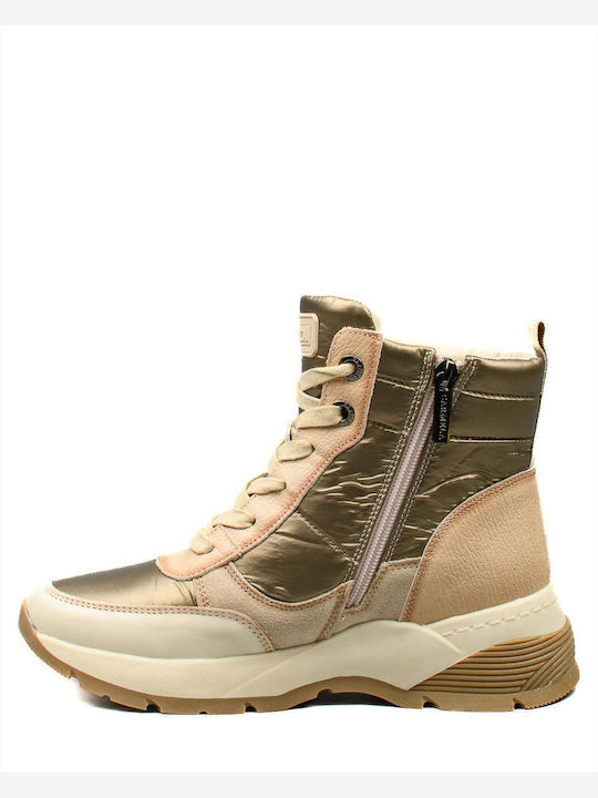 Stiefeletten Damen Beige