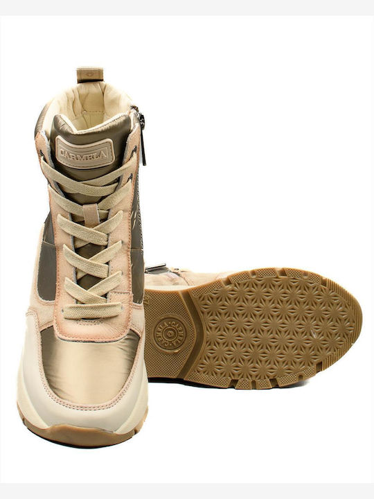 Stiefeletten Damen Beige