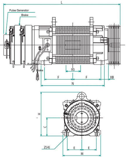 Τριφασικός Ηλεκτροκινητήρας 400V