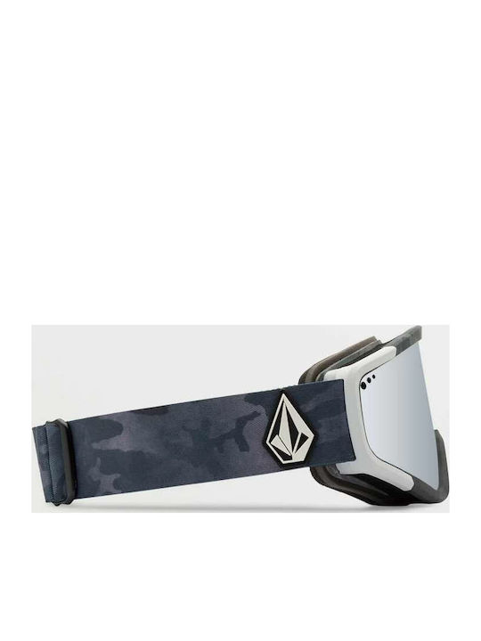 Volcom Attunga Ски & Сноуборд Маска Детска Сив с Леща в Цвят Сив