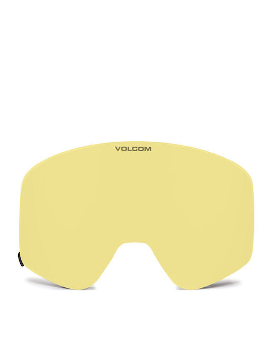 Volcom Odyssey Masca de schi și snowboard Pentru adulți Alb cu Lentilă în culoarea Roz