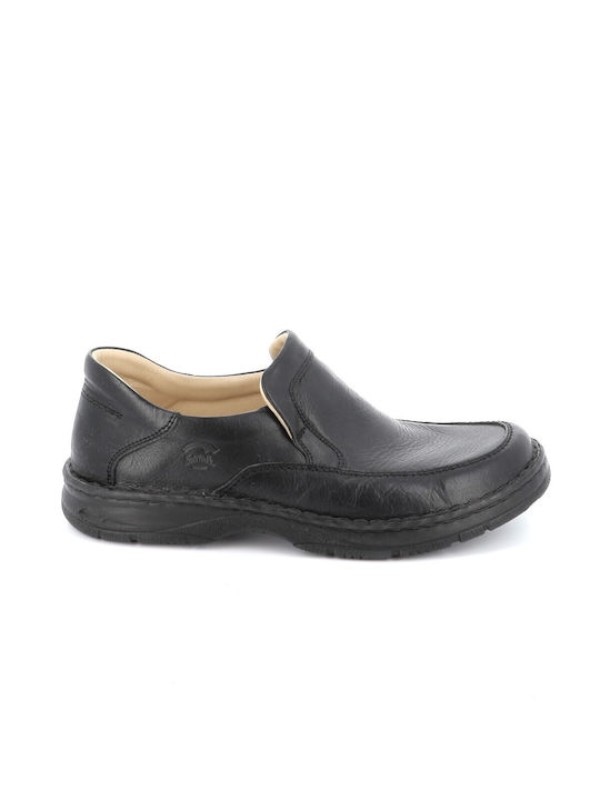 Adam's Shoes Men's Moccasins Black