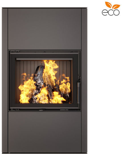 Saven Vatra XXL Κεραμική Ξυλόσομπα 10.2kW Black