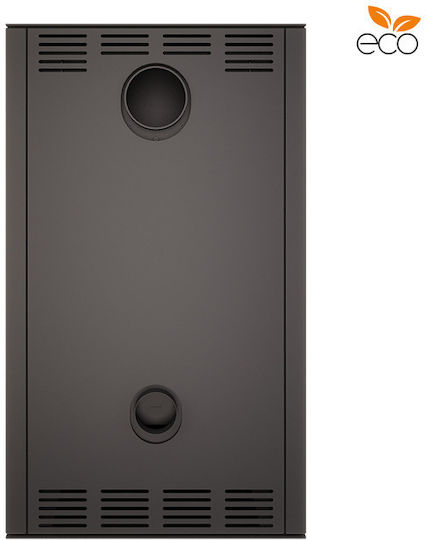 Saven Vatra XXL Κεραμική Ξυλόσομπα 10.2kW Black