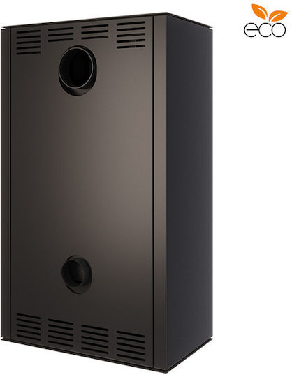 Saven Vatra XXL Κεραμική Ξυλόσομπα 10.2kW Black