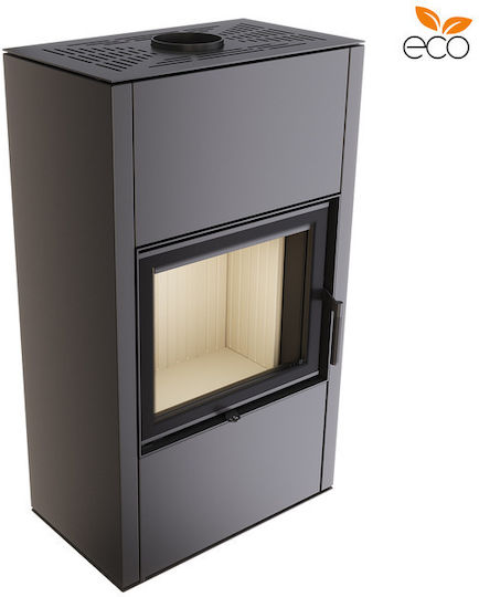 Saven Vatra XXL Κεραμική Ξυλόσομπα 10.2kW White