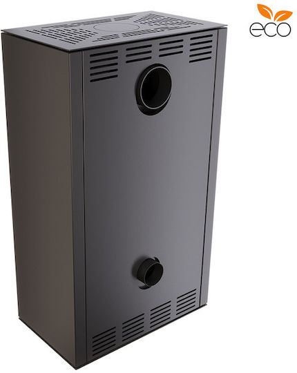 Saven Vatra XXL Κεραμική Ξυλόσομπα 10.2kW Black