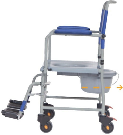 Mobiak Mobiak Folding Simple Type Bathroom Wheelchair 444617