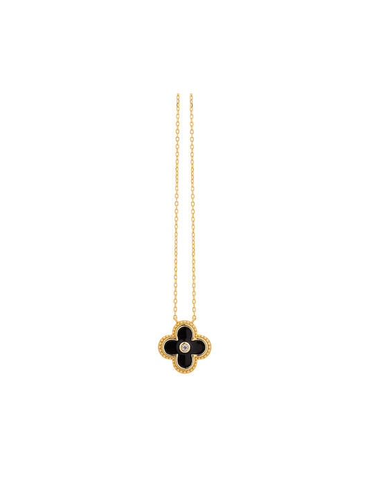 Prince Silvero Women's Cross from Gold Plated Silver with Chain