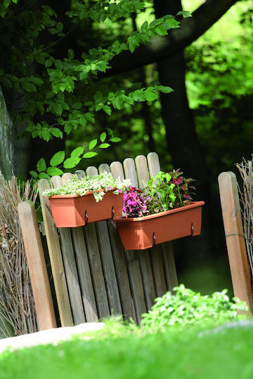 Prosperplast Blumentopf-Haken Kunststoff Schwarze 23cmcm. 4Stück