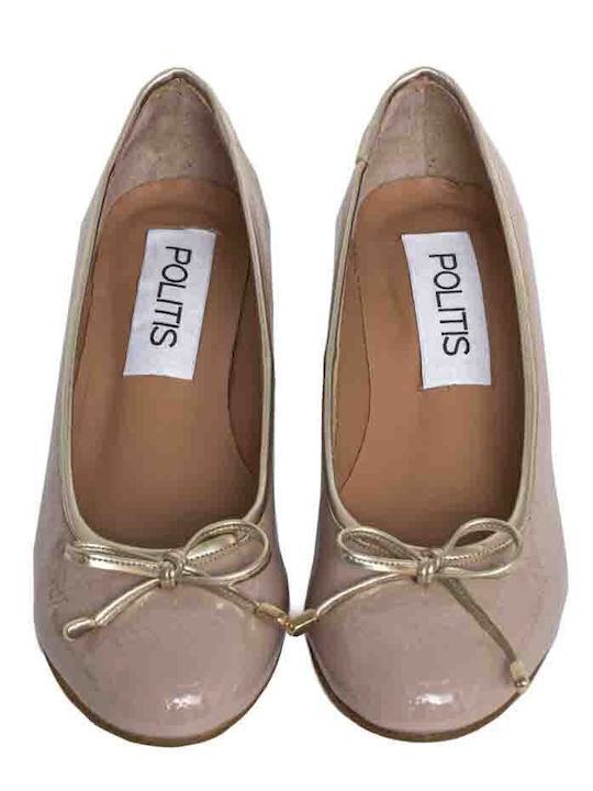 Anatomic Leather Beige Low Heels