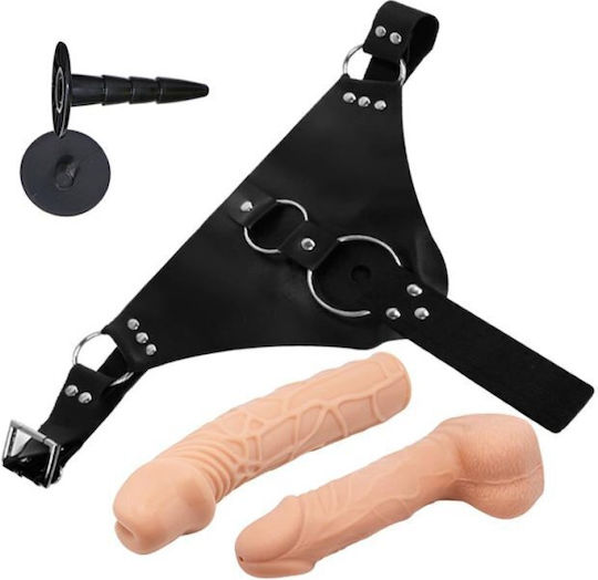Sparo Detachable Strap-on 2 Dildo Realistic Gurtzeug mit Dildo