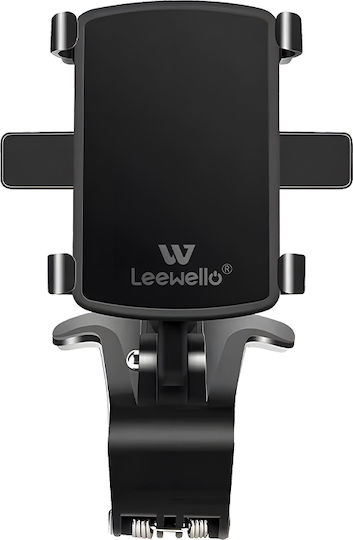 Leewello LW-172 Car Mobile Mount 3.5" - 7.1" with Adjustable Hooks Black