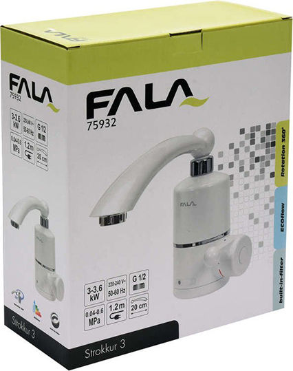 Fala Wall Mounted Instant Heater Tap for Kitchen