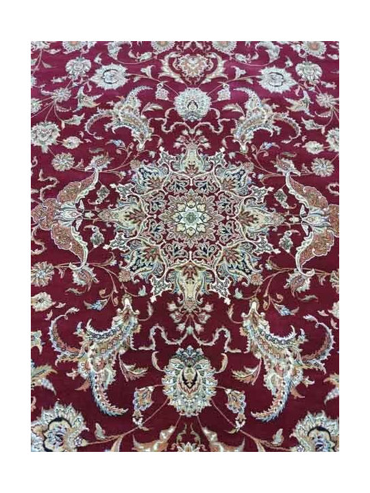 Klonaras Silk 003/r Χαλί Ορθογώνιο Μεταξένιο Red - 003/R