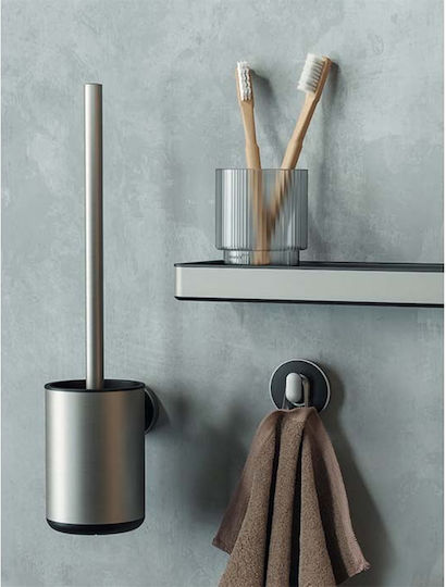 Geesa Άγκιστρο Μπάνιου Μονό με Βίδες ​5.2x3cm Inox Ασημί